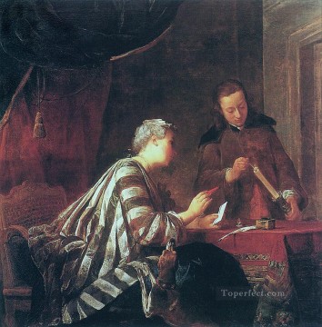 Jean Baptiste Simeon Chardin Painting - Lett Jean Baptiste Simeon Chardin
